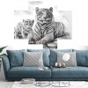 White tiger 4 Pieces Set