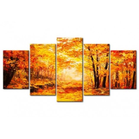 Yellow Landscape 5 Pieces Set