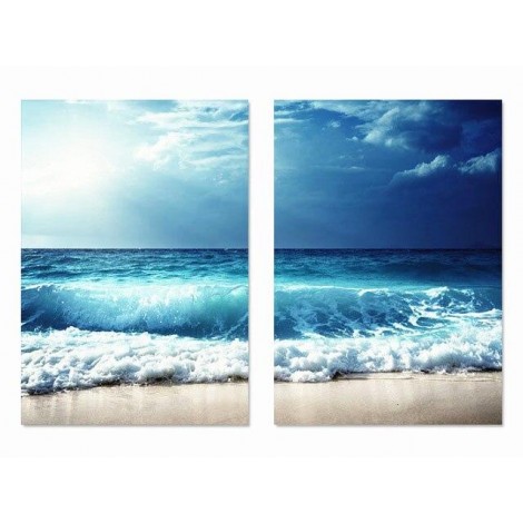 Intense blue seaside 2 Pieces set