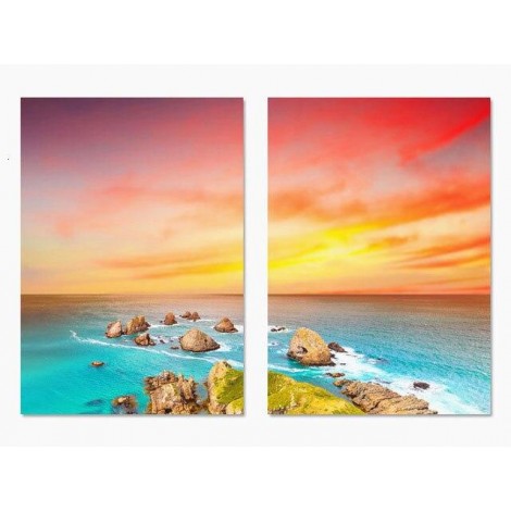 Colourful Seaside 2 Pieces set