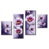 Purple orchid 4 Pieces set