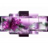 Purple Flower 5 Pieces set