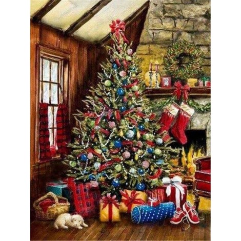 Christmas tree with presents