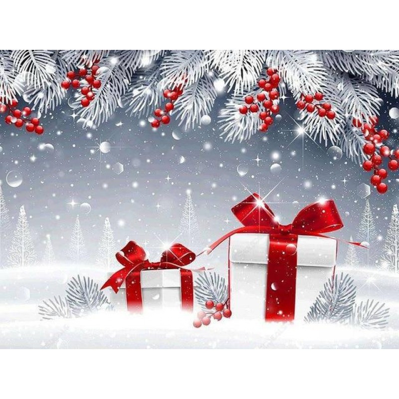 White christmas deco...