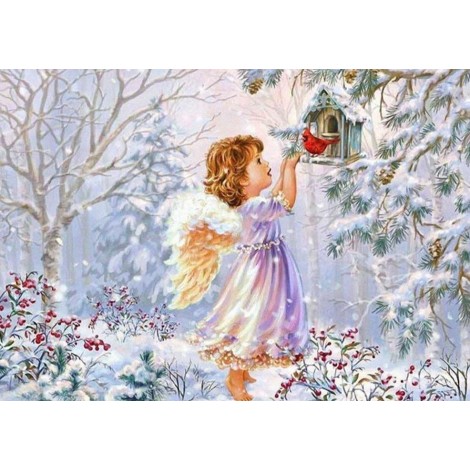 Angel in the snow