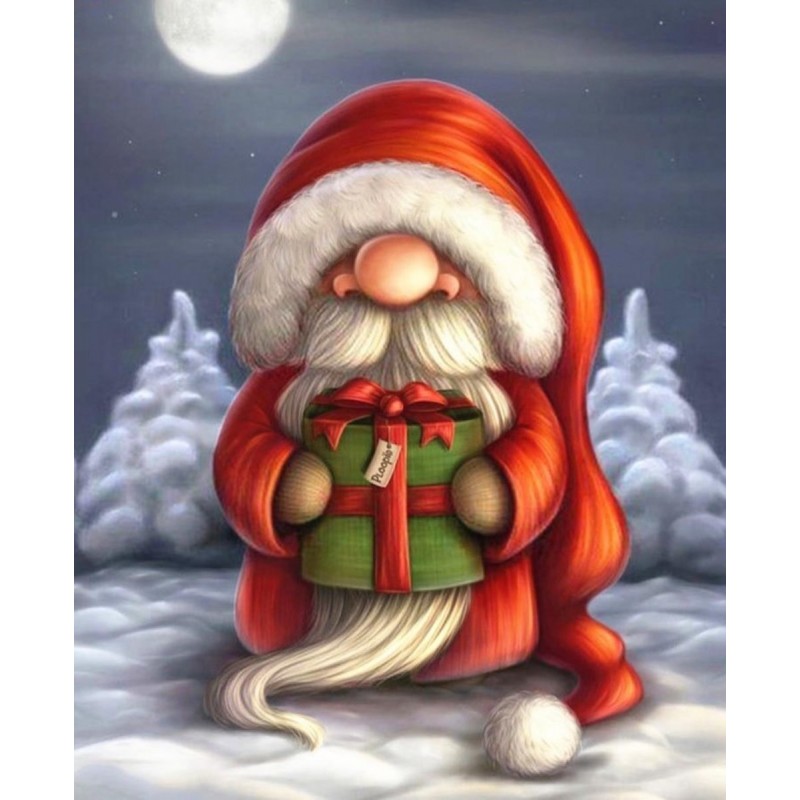 Santa claus holding ...