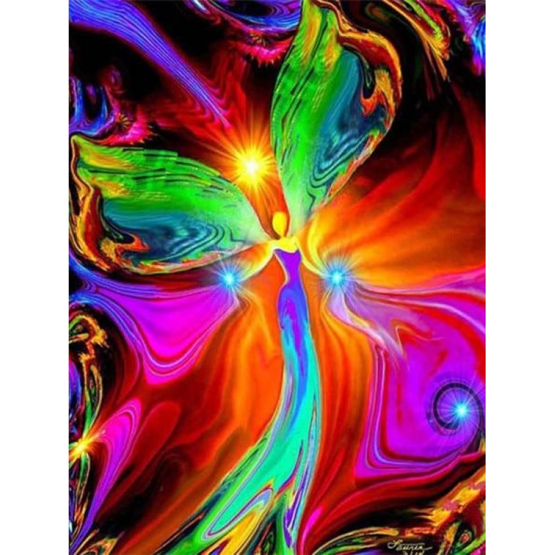 Bight and vivid woma...