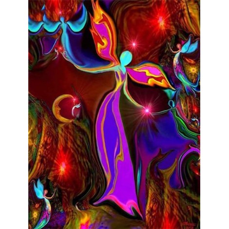 Magical abstract lady