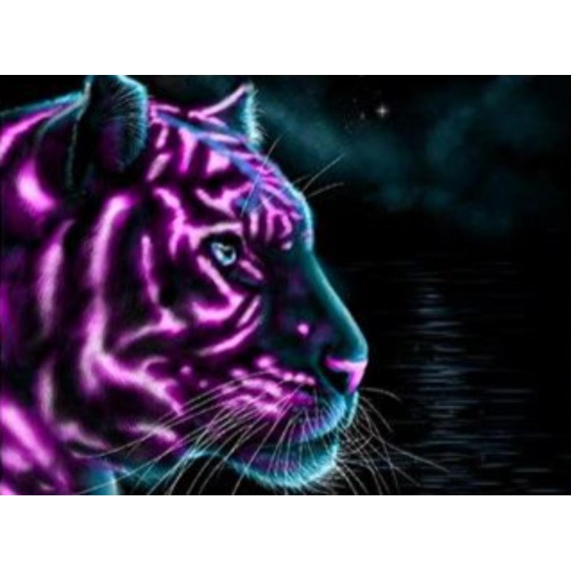 Pink detailed tiger