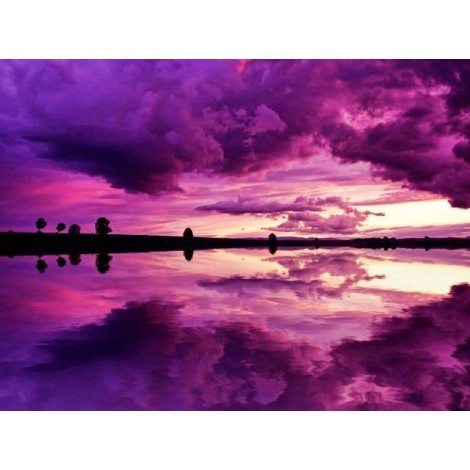 Purple sunset