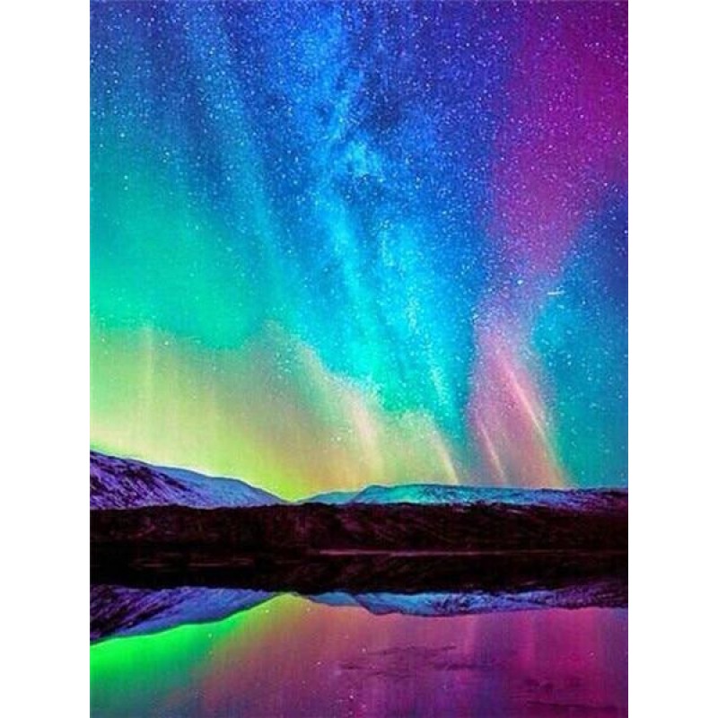 Northern lights on a...
