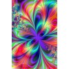Bright abstract flower
