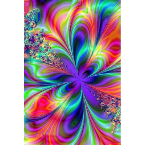 Bright abstract flower