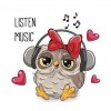 Listen to music owl