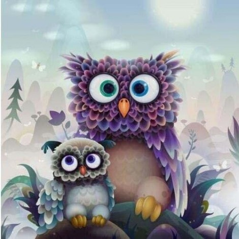 Owls in the forest