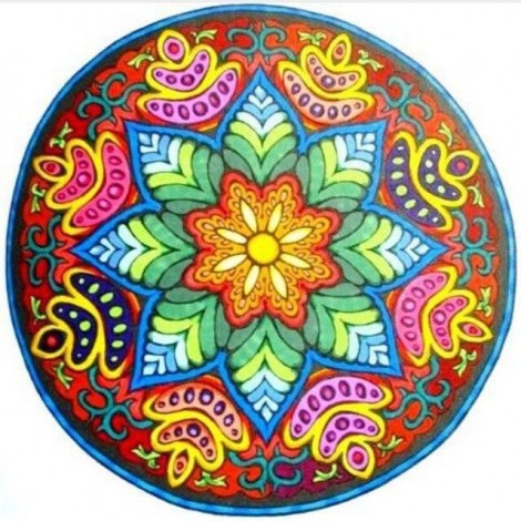 Vibrant mandala