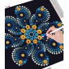 Small circles flower style mandala