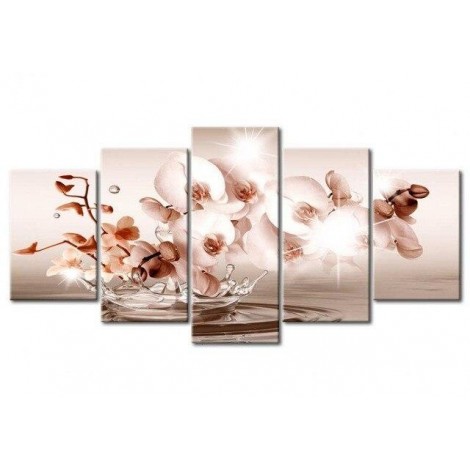 Brow orchids 5 Pieces set