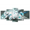 Blue orchids 5 Pieces set
