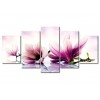 Purple and pink lilies 5 Pieces set