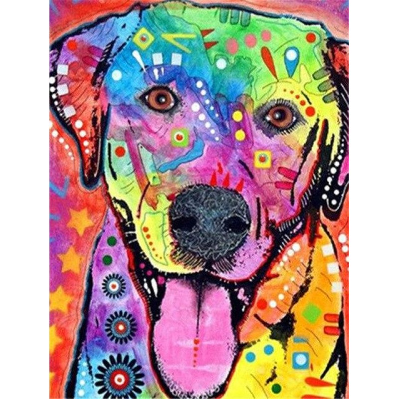 Colourful white labr...