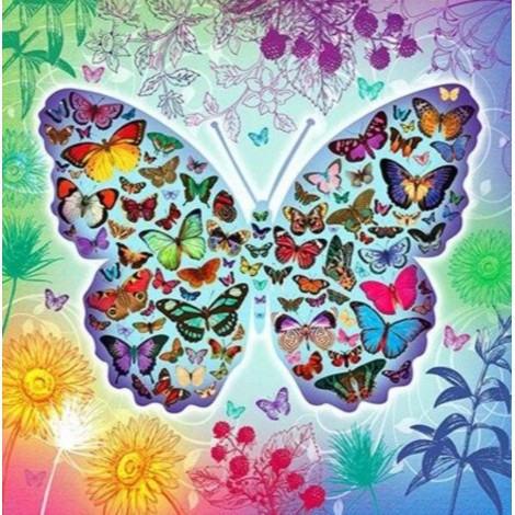 Butterflies inside a butterfly