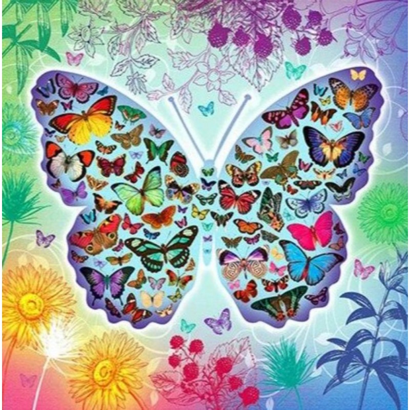 Butterflies inside a...