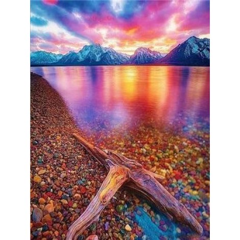 Multicoloured lake