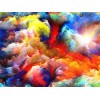 Colourful abstract clouds