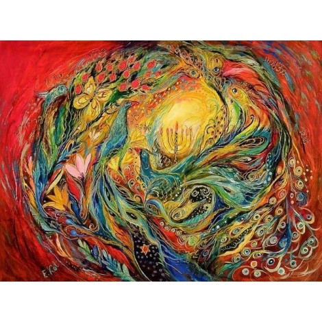 Abstract yellow centre