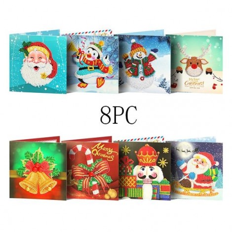 Christmas cards 8 Pieces
