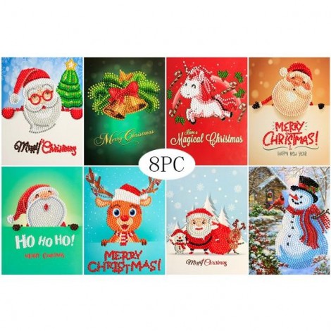 Christmas cards 5 Pieces