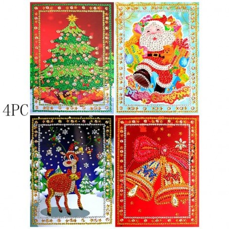 Christmas cards 4 Pieces