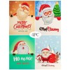 Merry Christmas cards 4 Pieces