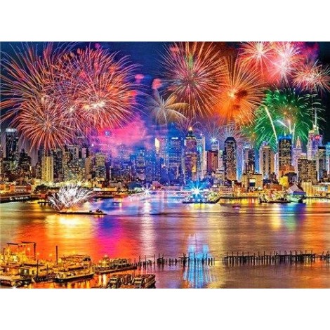 Vibrant fireworks