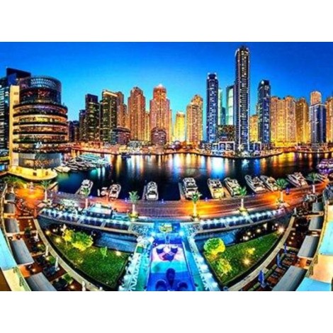 City landscape from far