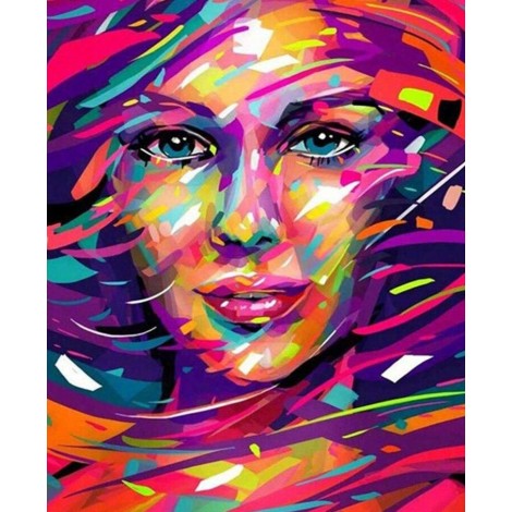 Abstract Woman Portrait