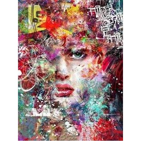 Abstract Woman stare