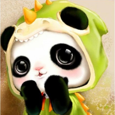 Baby panda wearing pyjama