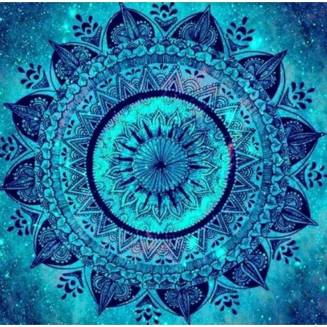 Turquoise mandala