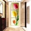 Tree colour tulip flowers 3 Pieces set