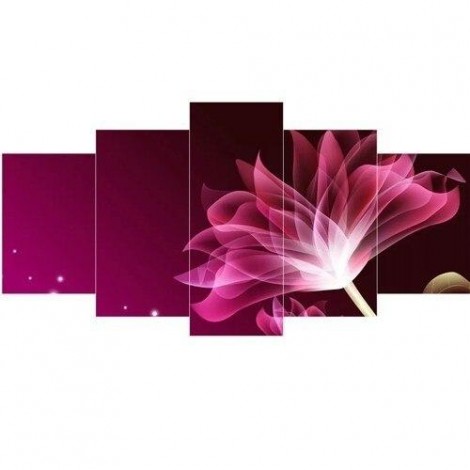 Magenta Flower 5 Piece sets