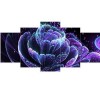 Cosmic purple flower 5 Piece sets