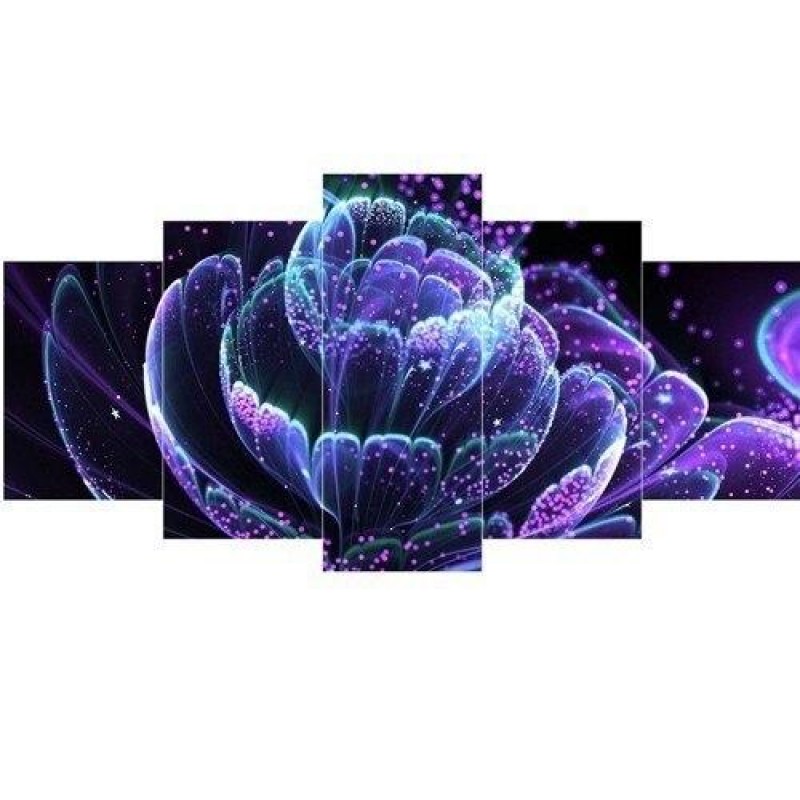 Cosmic purple flower...