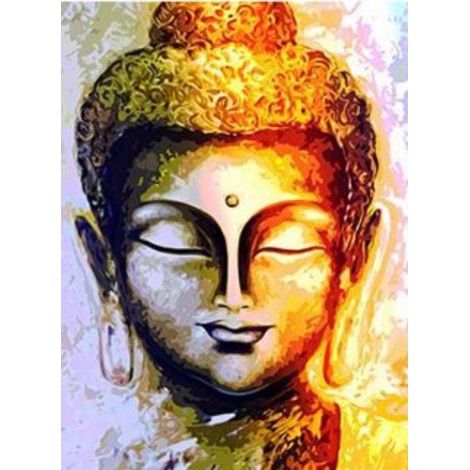 Green and yellow buddha