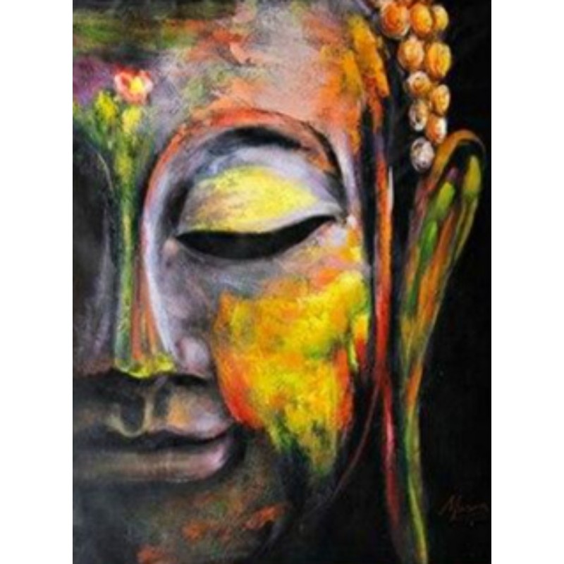 Multicoloured buddha