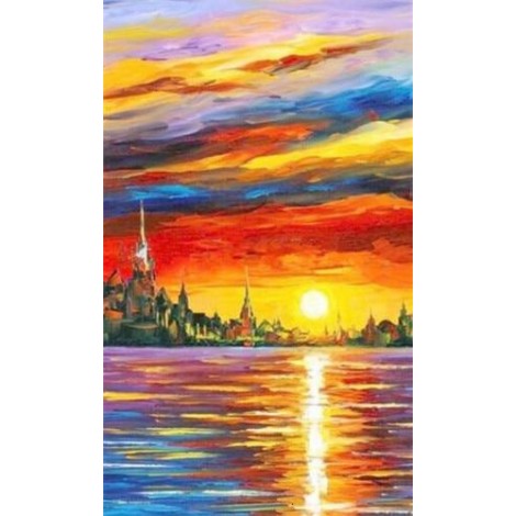 Impressionist sunset